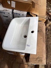 White Porcelain Bathroom Vanity Unit Sink Basin 600mm