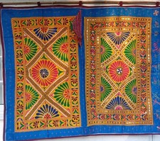 Vintage Embroidered Indian Cow