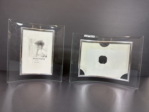 Curved glass picture frame for - picture,