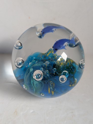 Mdina style glass - style, paperweight