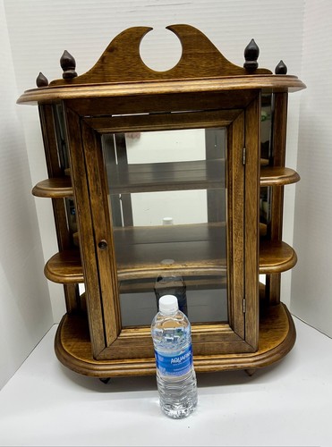 Large wood mirrored back - w/,