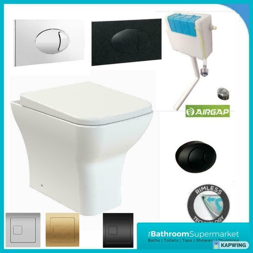 Btw toilet back wall - toilet, to