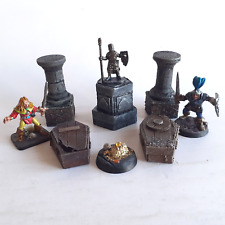 Dungeon Terrain Collection, Fantasy Medieval, Table Top Wargames, Coffin, Statue
