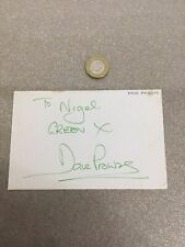 Genuine Hand Signed Dave