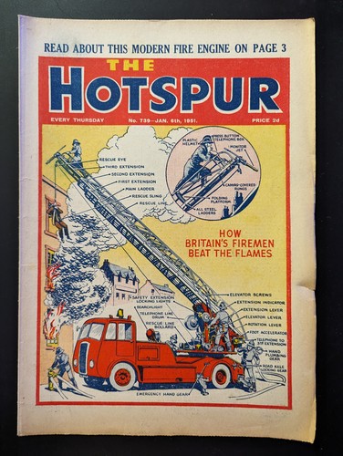 Hotspur comic 739 january - comic,