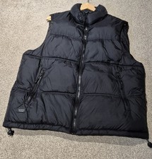 Men's Zara puffer Black Gilet/bodywarmer size Medium