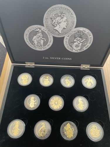 Queens beasts silver coins - silver,
