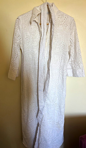 Women white broderie - white,