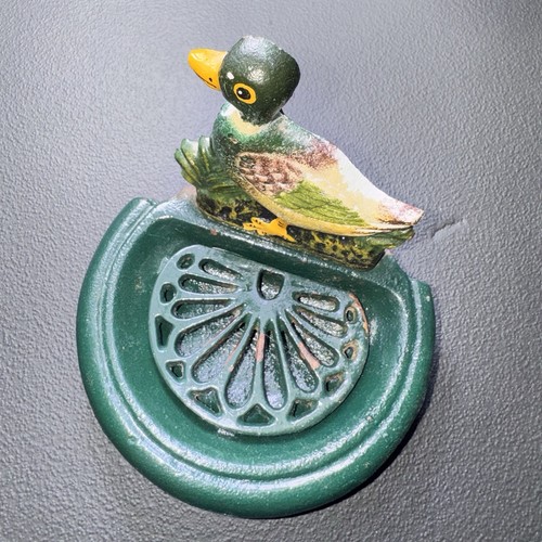 1970s cast iron mallard - cast,