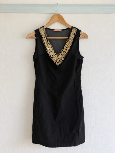 Myuse black gold embellished - myuse,