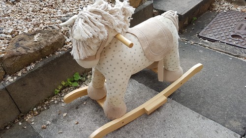 Kids ride horse baby - ride,
