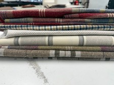 Offcuts woven checked fabric