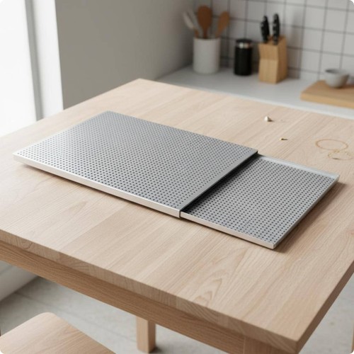 Anodized aluminum baking tray - baking,