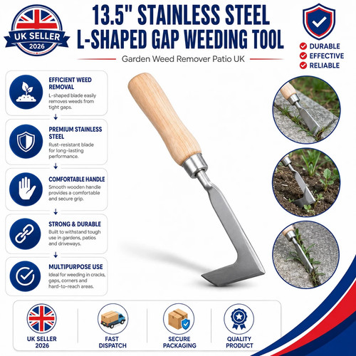 Stainless steel l - 13.5",