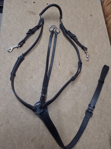 Leather breastplate with - leather,