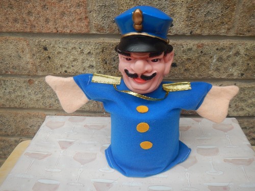 Vintage handpuppet policeman - vintage,