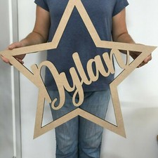 Personalised Wooden Name Hoop