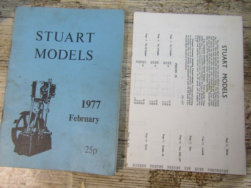 1977 stuart models catalogue - 1977,
