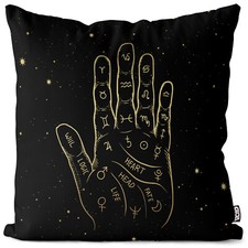 Hand Reading Constellations Horoscope Cushion Cover Hand Hand Reading Guild Fortune Teller A