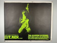 T-Rex Poster Marc Bolan - Printing Error - Electric Warrior Tour Liverpool 1971