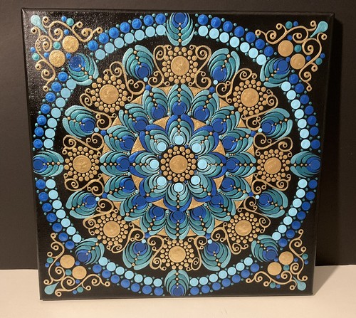 Blue and gold - 12”,