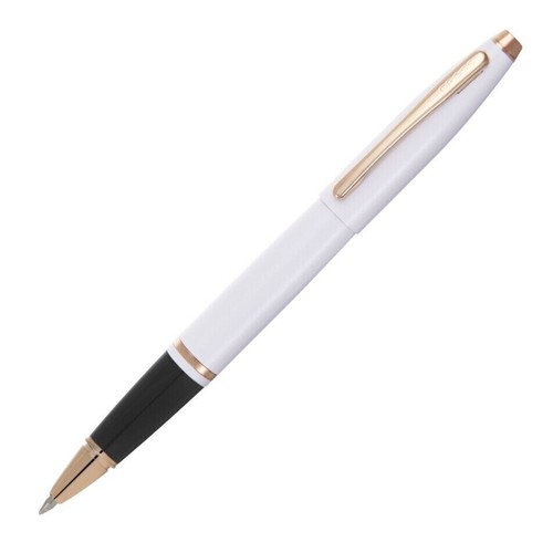 Cross calais pearlescent - cross, white