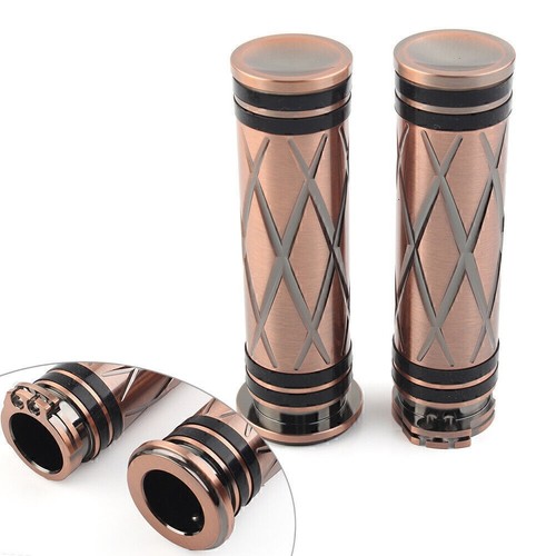 Pair handlebar hand grips - pair, 1"