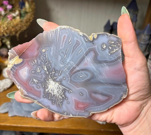 Swazi agate slab polished - swazi,