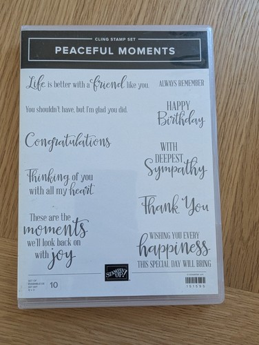 Stampin used peaceful - stampin',