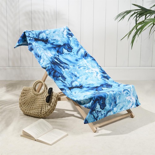 Ohs print beach towel - ohs,