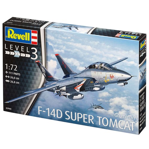Revell grumman 14d super - f-14d,