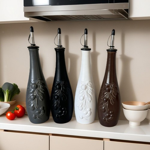 Ceramic oil bottle kitchen - oil,