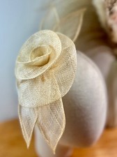 Women's Flower Fascinator Headband Alice band Hat Wedding Party Royal Ascot Race