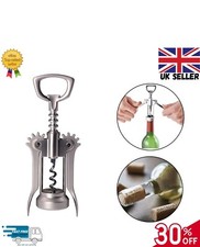 2x NEW CHROME WINGED CORKSCREW