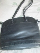 Vintage  Black Leather Bucket