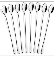 8 X Long Handle Teaspoons Tea