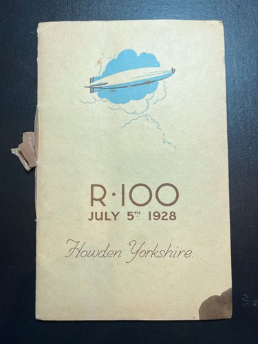 1928 british r100 - hm, airship