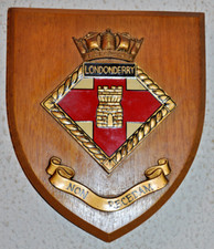 HMS Londonderry wall shield