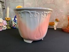 Rare Vintage West German 812-22 Large Plant Pot pink and purple