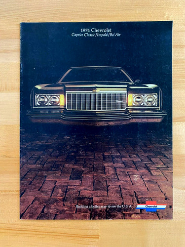 1974 print brochure chevrolet - 1974,