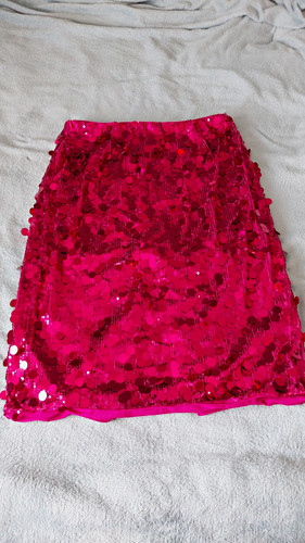 Cider pink sequin - sequin, polyester