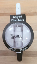 Vintage Gaskell & Chambers 1/5 gill Bar Optic Pearl Optic .