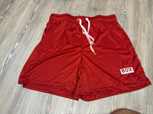 Box menswear red shorts - red,