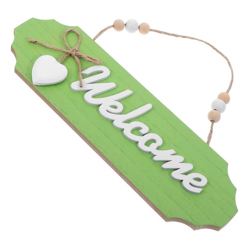 Rustic wood welcome door sign - welcome,