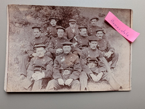 Old photo men - men, uniform