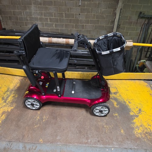 Red folding travel mobility - red,