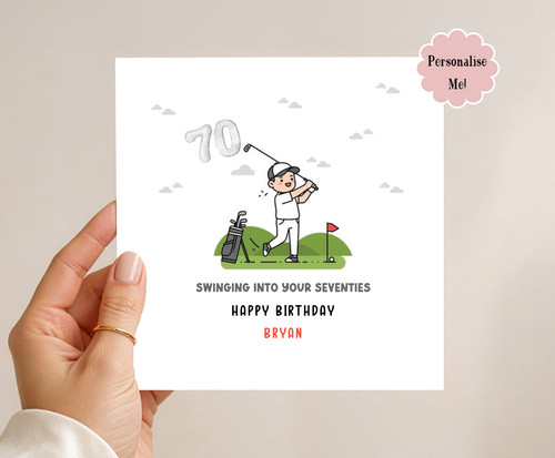 Personalised 70th birthday - 70th,