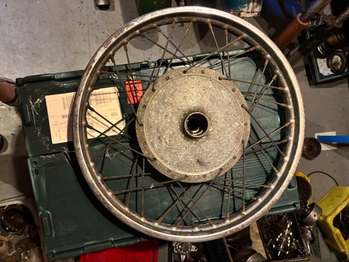 Yamaha yds3 yds5 front wheel - yds3,