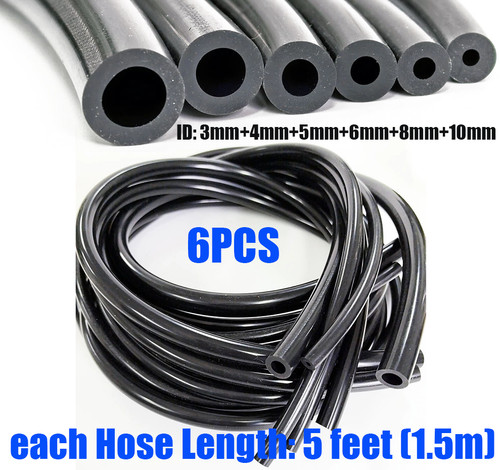 5ft silicone vacuum hose - 6x,