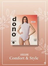 Bodysuit for Woman 92% Cotton